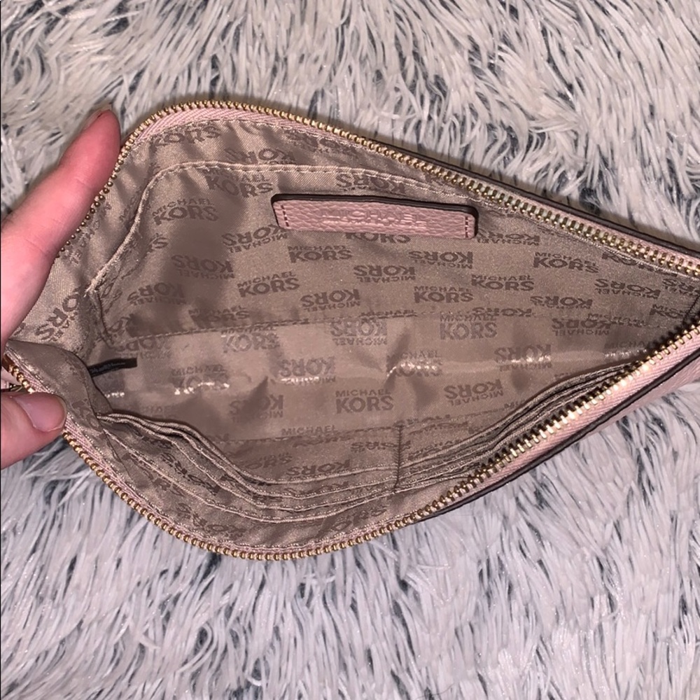 Michael Kors Pink Wristlet Clutch - Picture 5 of 6